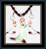 Wholesale hottest murano necklace and earrings set