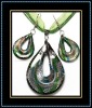 Wholesale murano glass jewelry set