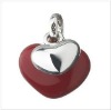 Wholesale Peach heart charms for charm braclet and kids jewelry and promotion gift 1193