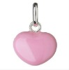 Wholesale Peach heart charms for charm braclet and kids jewelry and promotion gift 1191