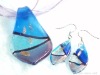 Wholesale murano glass earrings and necklace sets