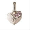 Wholesale Peach heart charms for charm braclet and kids jewelry and promotion gift 1192