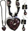Wholesale murano glass jewelry set
