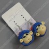 clay earring, round, fashion earring,