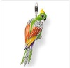 Wholesale parrot charms for charm braclet and kids jewelry and promotion gift 1074