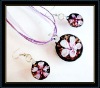 Wholesale murano glass jewelry set