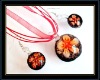 murano glass jewelry set