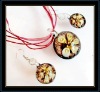 murano glass jewelry set