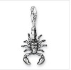 Wholesale scorpions charms for charm braclet and kids jewelry and promotion gift 1097