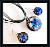 murano glass jewelry set