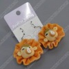 clay earring, round, fashion earring,