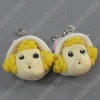 clay earring, round, fashion earring,