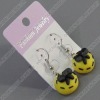 clay earring, round, fashion earring,