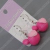 clay earring, round, fashion earring,