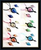 hottest murano necklace and earrings set