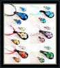 hottest murano necklace and earrings set