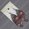 clay earring, round, fashion earring,