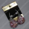 clay earring, round, fashion earring,