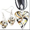 Wholesale Glass Necklace and Earrings Set