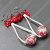 Wholesale clay earring, round, fashion earring,