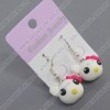 Wholesale clay earring, round, fashion earring,