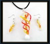 Wholesale lampwork glass jewelry set