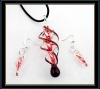 Wholesale lampwork glass jewelry set