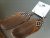 Wholesale feather earrings & wholesale long feather earrings
