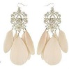 feather earrings & wholesale long feather earrings