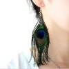 feather earrings & wholesale long feather earrings