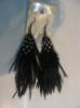 feather earrings & wholesale long feather earrings
