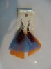 feather earrings & wholesale long feather earrings