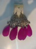 feather earrings & wholesale long feather earrings