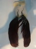 feather earrings & wholesale long feather earrings