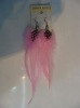 feather earrings & wholesale long feather earrings