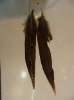 feather earrings & wholesale long feather earrings