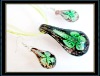 murano glass jewelry set
