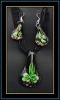 Wholesale Murano Glass Necklace and Earrings Set