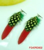 Wholesale fashion feather earring