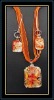 Wholesale Murano Glass Pendant and Earrings Set