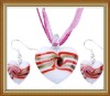 Wholesale fashion glass jewelry set
