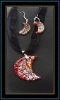 Murano Glass Necklace and Earrings Set