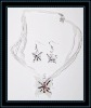 Murano Glass Necklace and Earrings Set