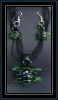 Murano Glass Necklace and Earrings Set