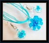 Wholesale fashion glass jewelry set