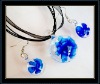 Wholesale fashion glass jewelry set