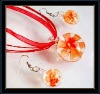 Wholesale fashion glass jewelry set