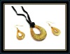 Wholesale hottest design glass jewelry set