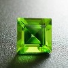 very very clean cut natural peridot faceted stone