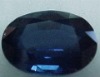 Wholesale Oval shaped deep blue cubic zirconia stone